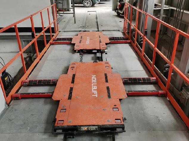 Fastspenning Flat Moving Automatisert parkeringsenhet
