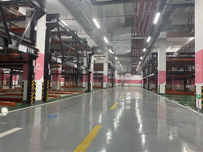 3-nivå mekanisk parkeringssystem